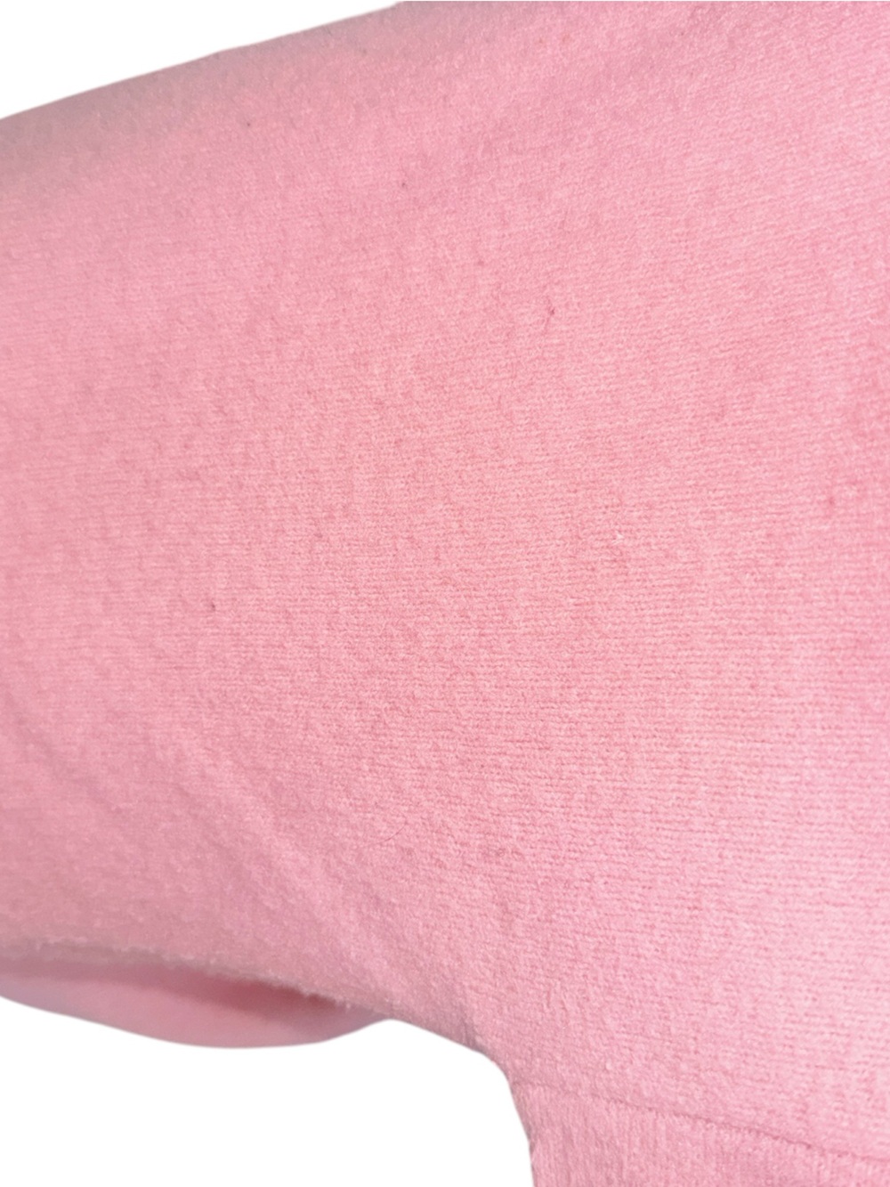 Express Pink Off-the-Shoulder Sweater with Crystal Trim - Picture 4 of 6
